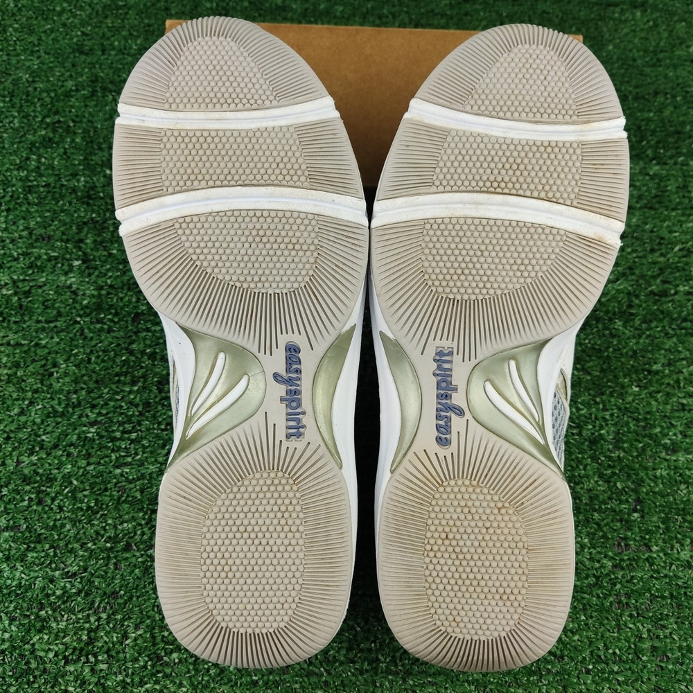 Easy Spirit Sneakers Womens 7 White Intrainings Walking Shoes Narrow Leather - Picture 6 of 9